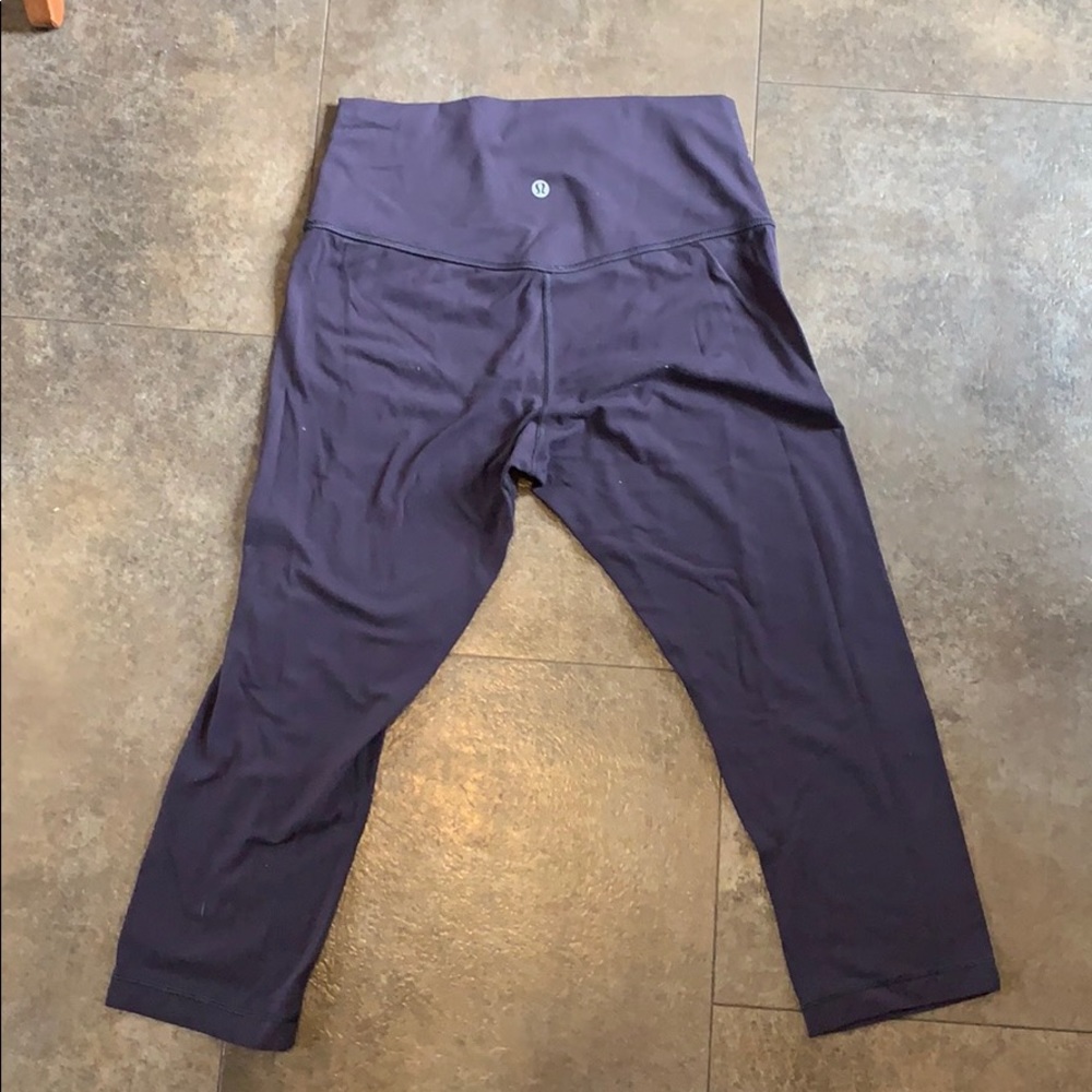NWOT Dark purple Align crops